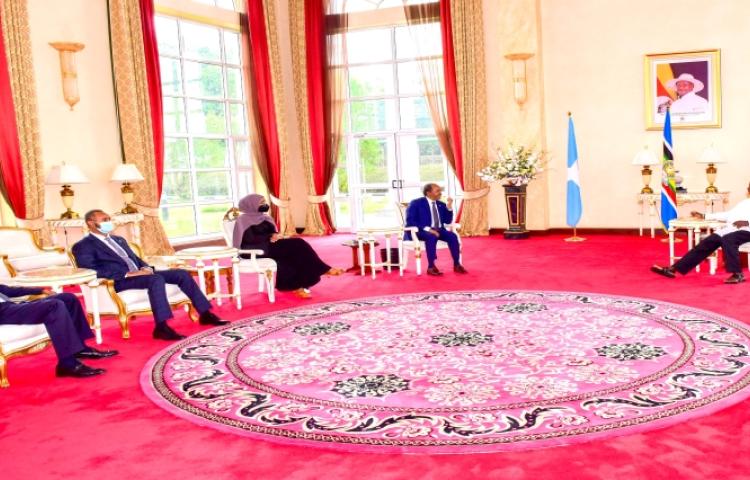 “ENSURE PEACE FIRST,” - H.E MUSEVENI TELLS SOMALIA PRESIDENT HASSAN SHEIKH MOHAMUD